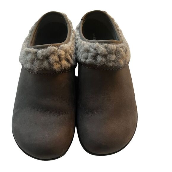 Merrell Clog Mule Gray Encore Kassie Slide Wool Slip On Casual sz 8 - Picture 8 of 10